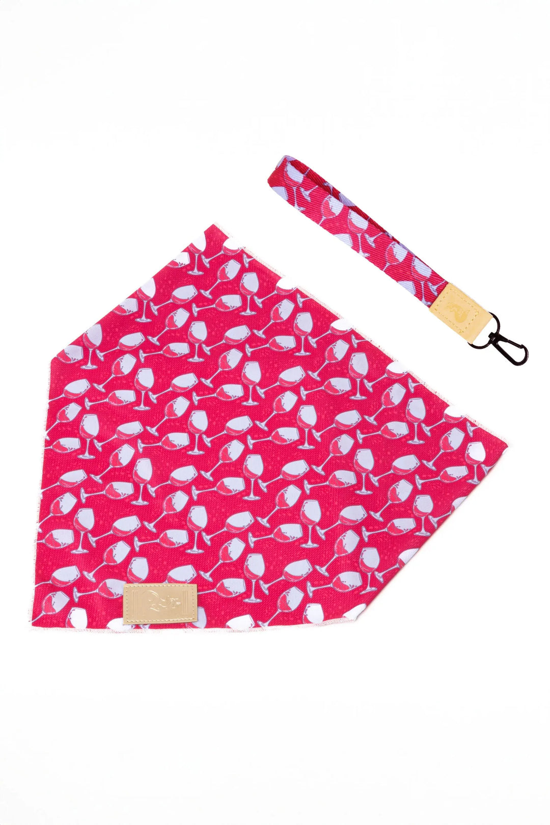 Red Mountain Syrah Dog Bandana & Matching Keychain - Aria the Fox