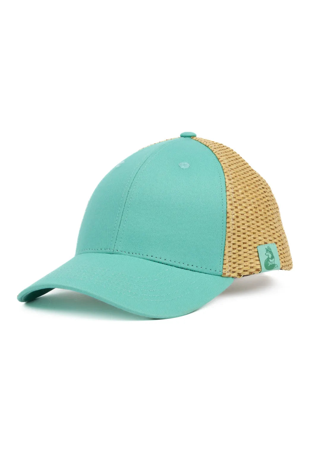 Island Vibes Baseball Cap with Raffia - Aria the Fox