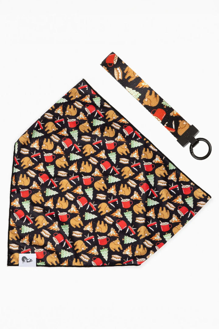 Woodland Tales Dog Bandana & Matching Keychain - Aria the Fox